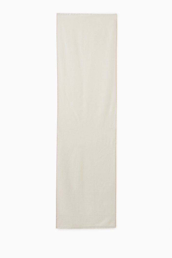 

Scarf in Cashmere & Silk Diamond Yarn, Neutral