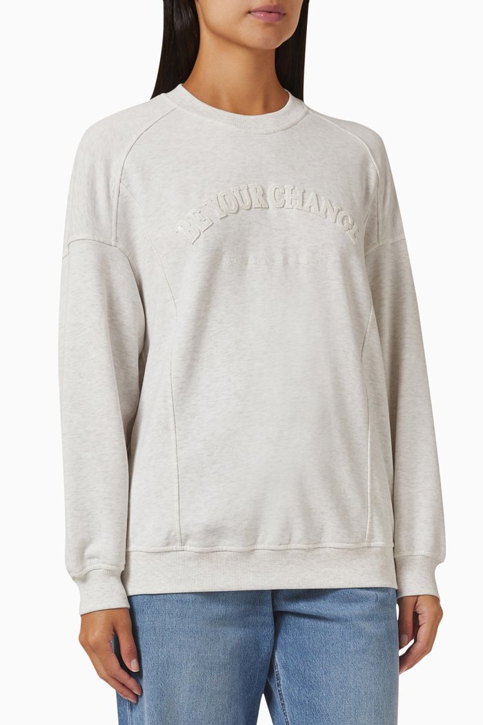 

Logo Long-sleeve Sweatshirt, Neutral