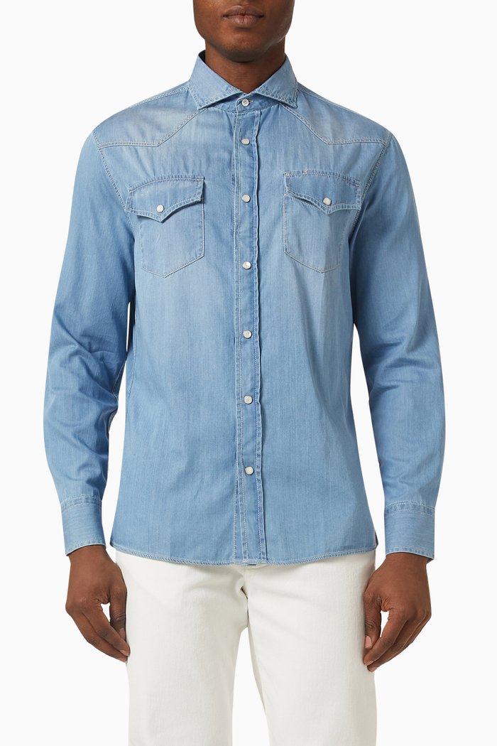 

Shirt in Denim, Blue