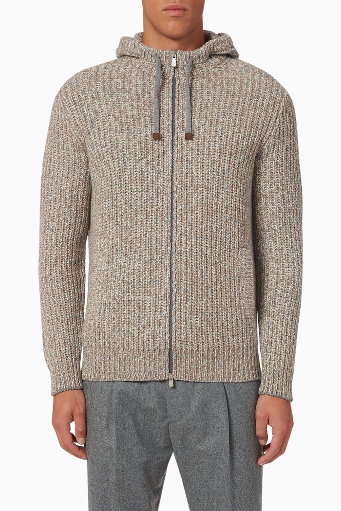 

Cardigan in Wool, Neutral