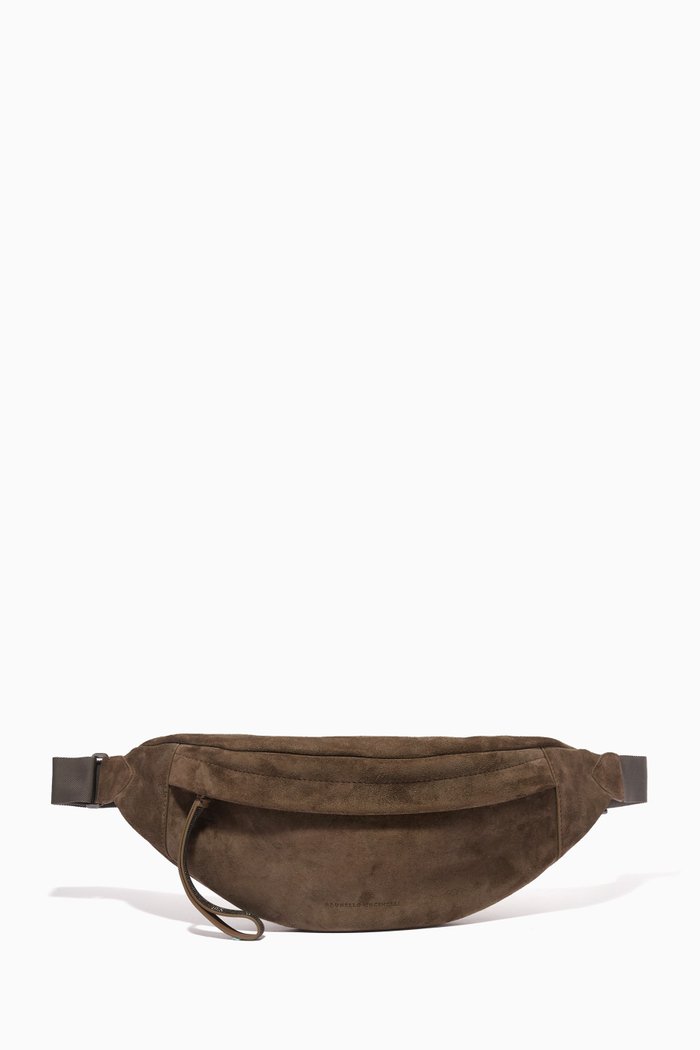 

Belt Bag in Suede, Brown