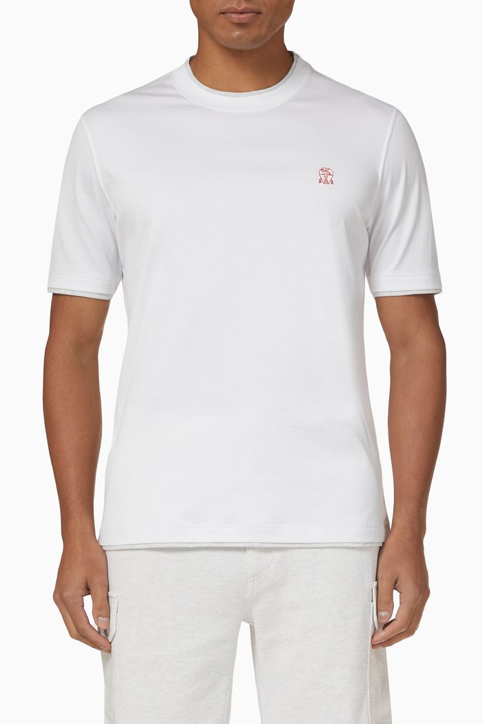 

Logo T-shirt in Cotton, White