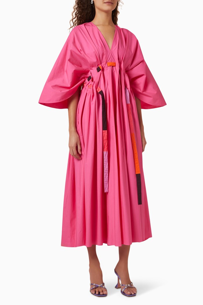 

Naomina Dress in Cotton, Pink