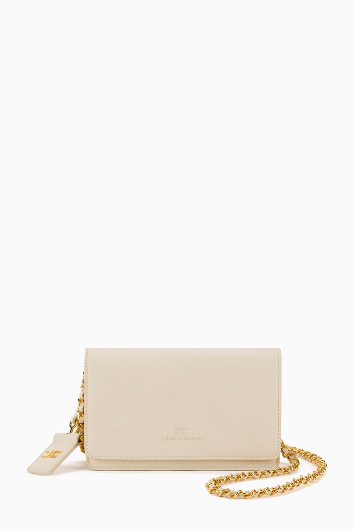 

Shoulder Purse Bag in Tumbled Faux Leather, Neutral