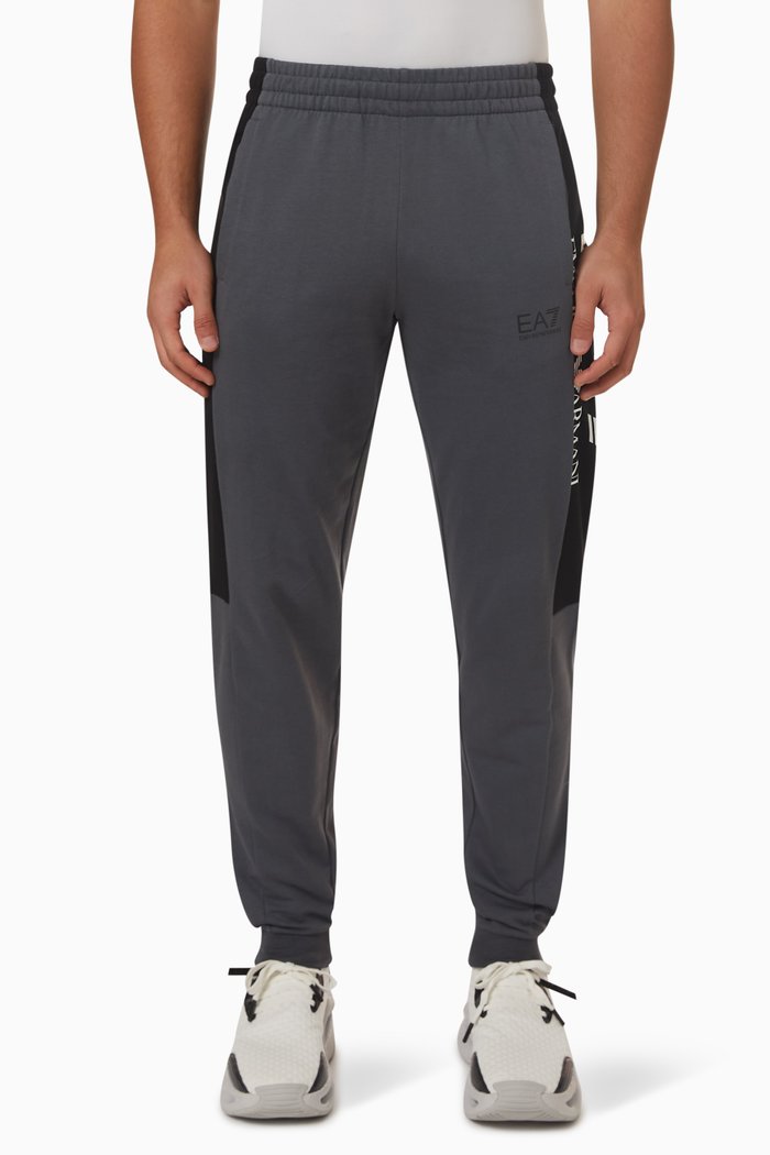 Logo Sweatpants in Cotton, Grey
