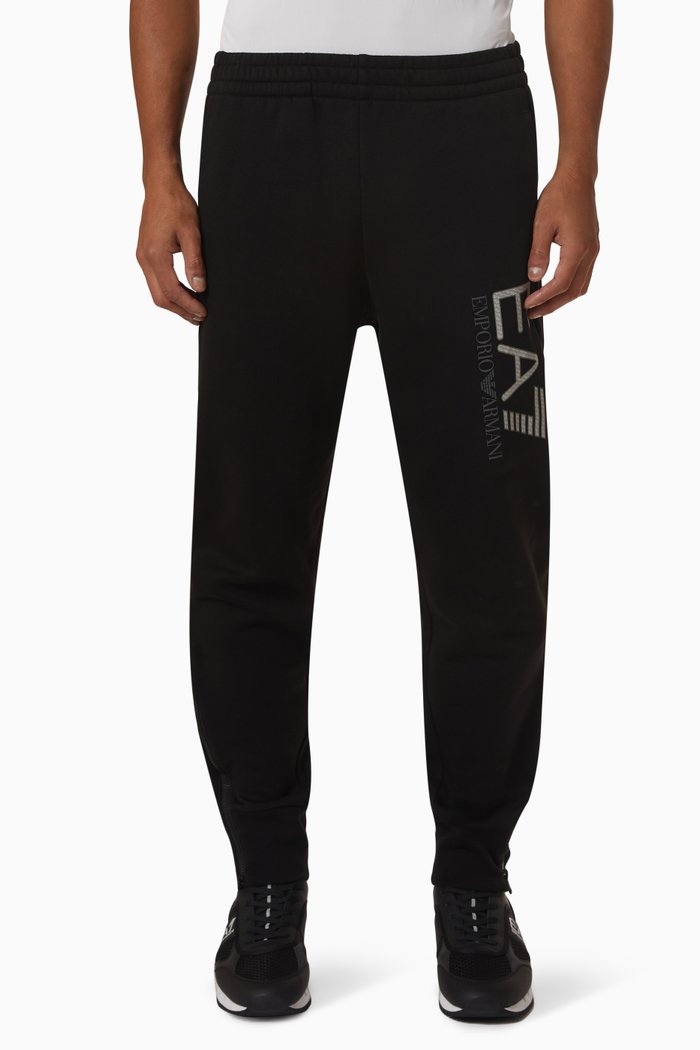 

Logo Print Sweatpants in Jersey, Black