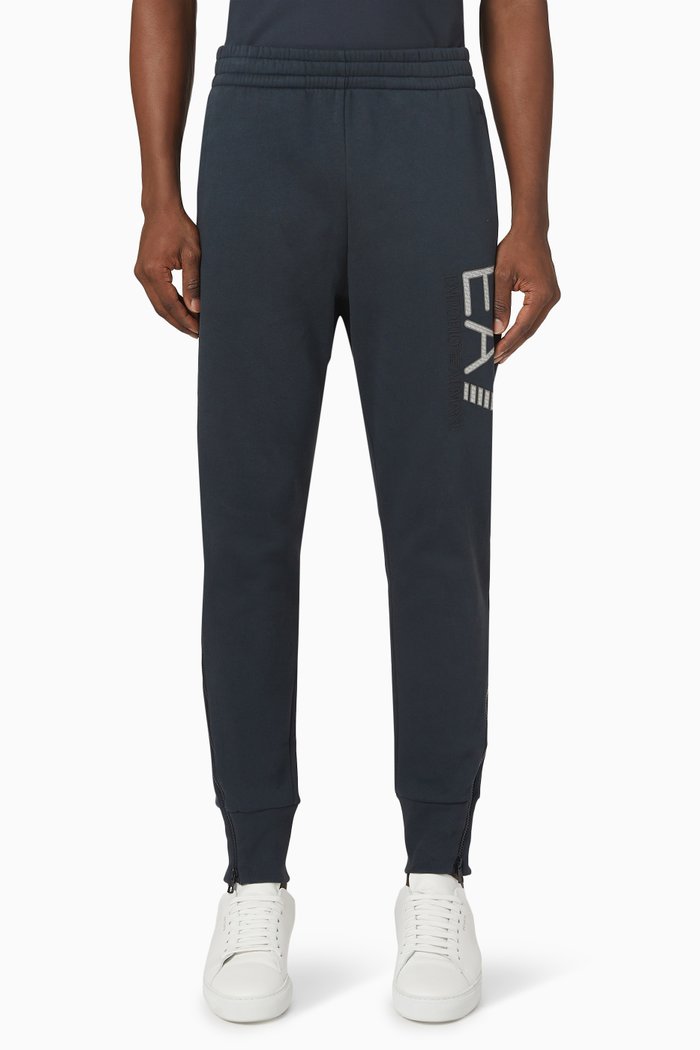 

Logo Print Sweatpants in Jersey, Blue