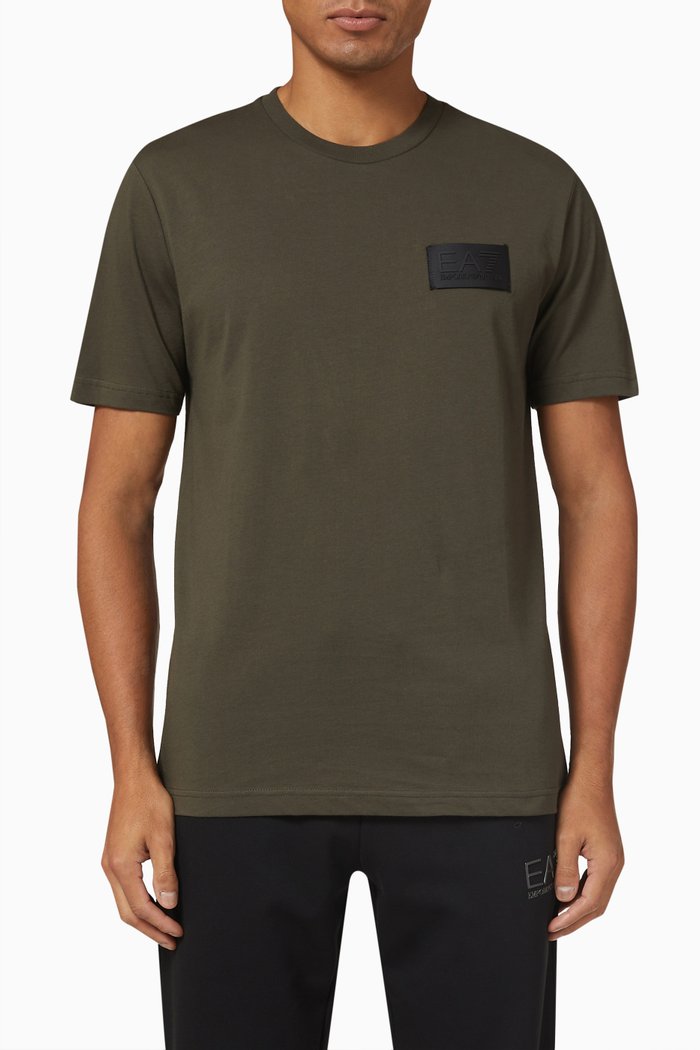 

Logo T-shirt in Cotton Jersey, Grey