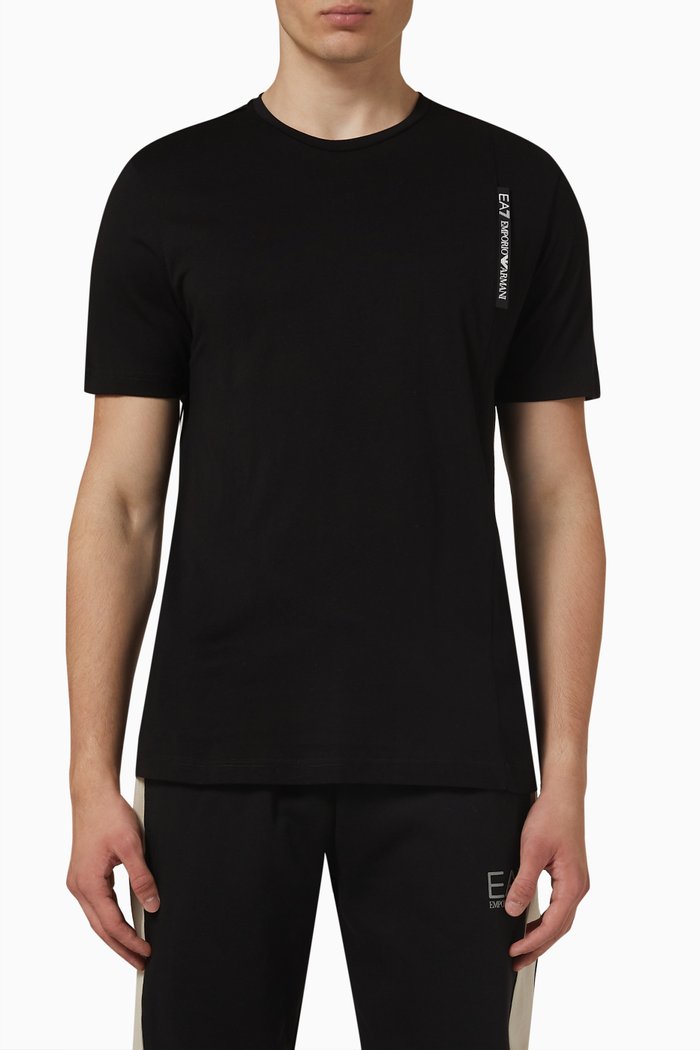 

EA7 Train Sport T-shirt in Jersey, Black