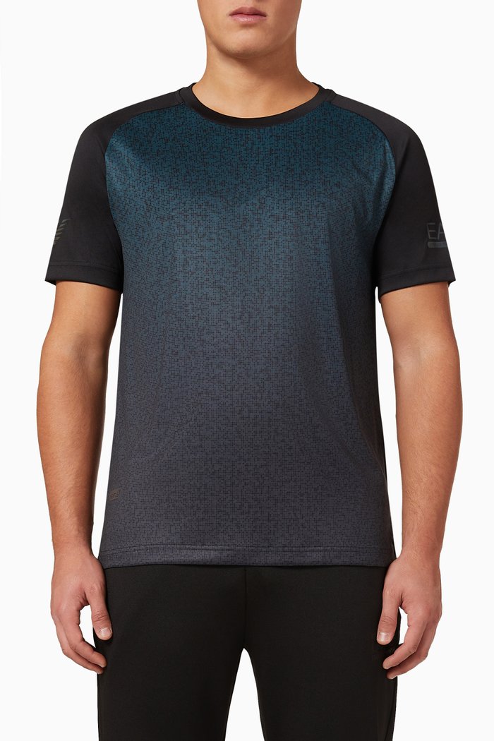 

Tennis Pro T-shirt in Technical Nylon, Black