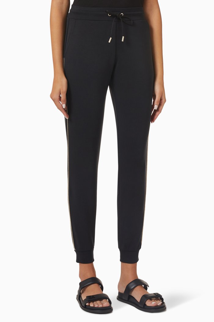 

EA7 Train Sweatpants in Cotton Jersey, Black