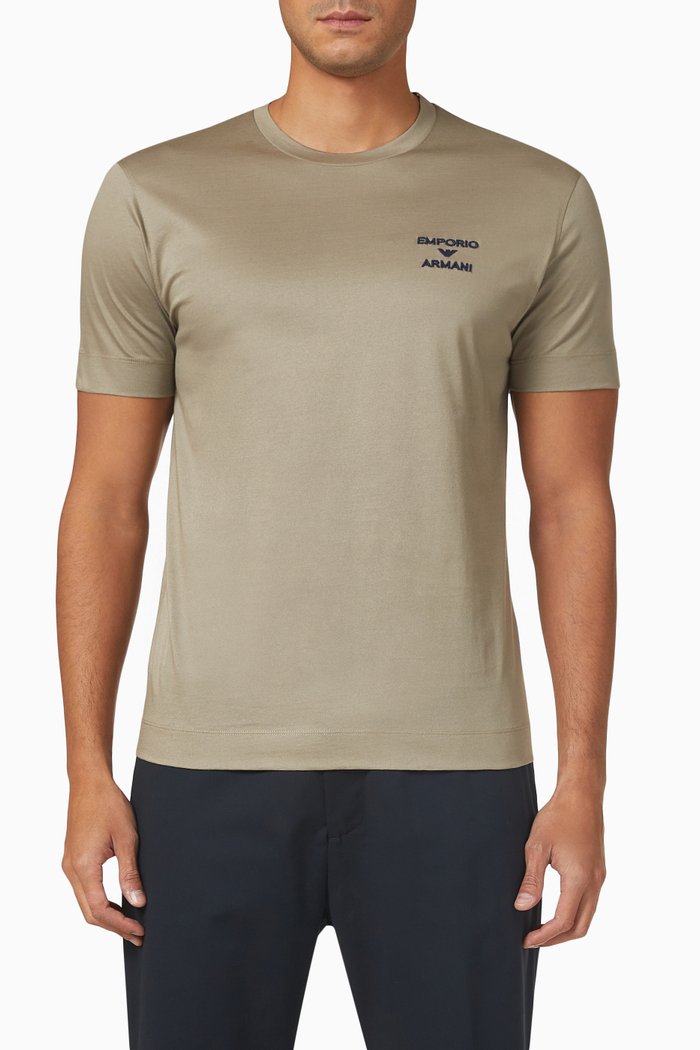 

Logo T-shirt in Cotton Jersey, Neutral