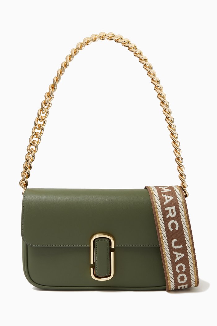 

The J Marc Shoulder Bag in Leather, Brown