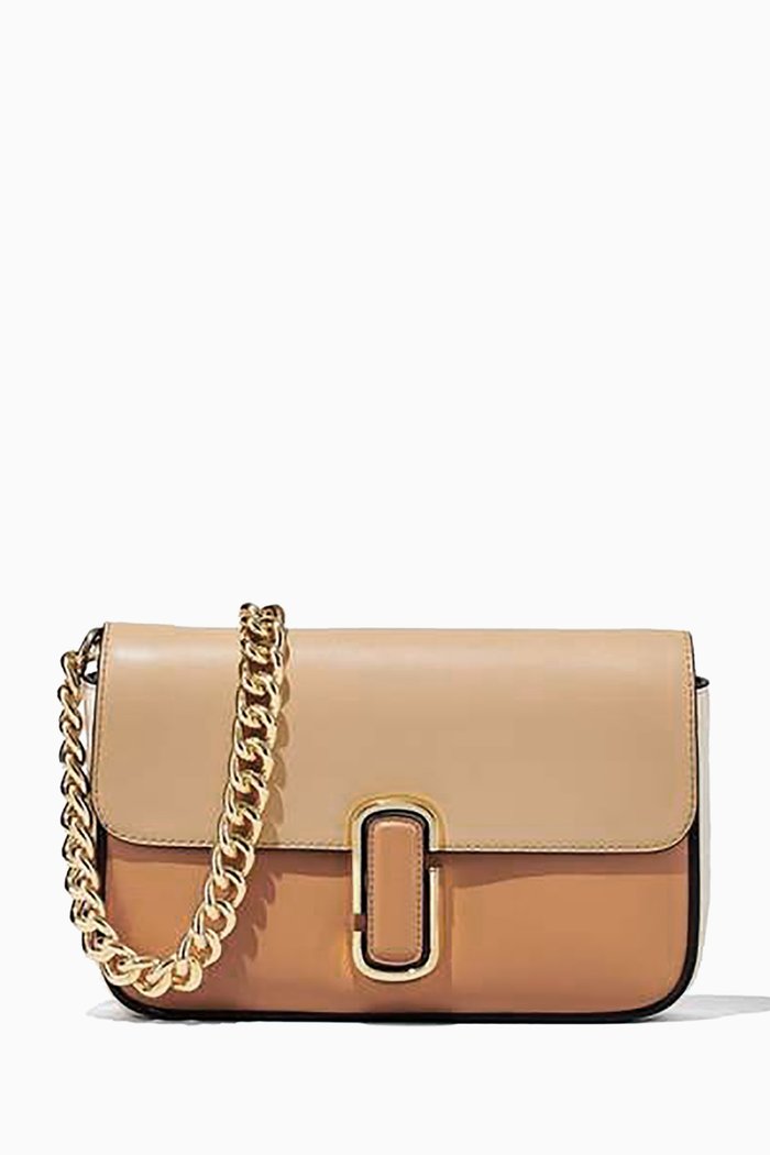 

The J Marc Shoulder Bag in Leather, Brown