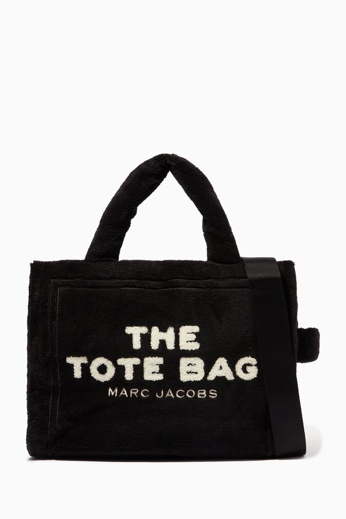 

The Small Tote Bag in Terry, Black