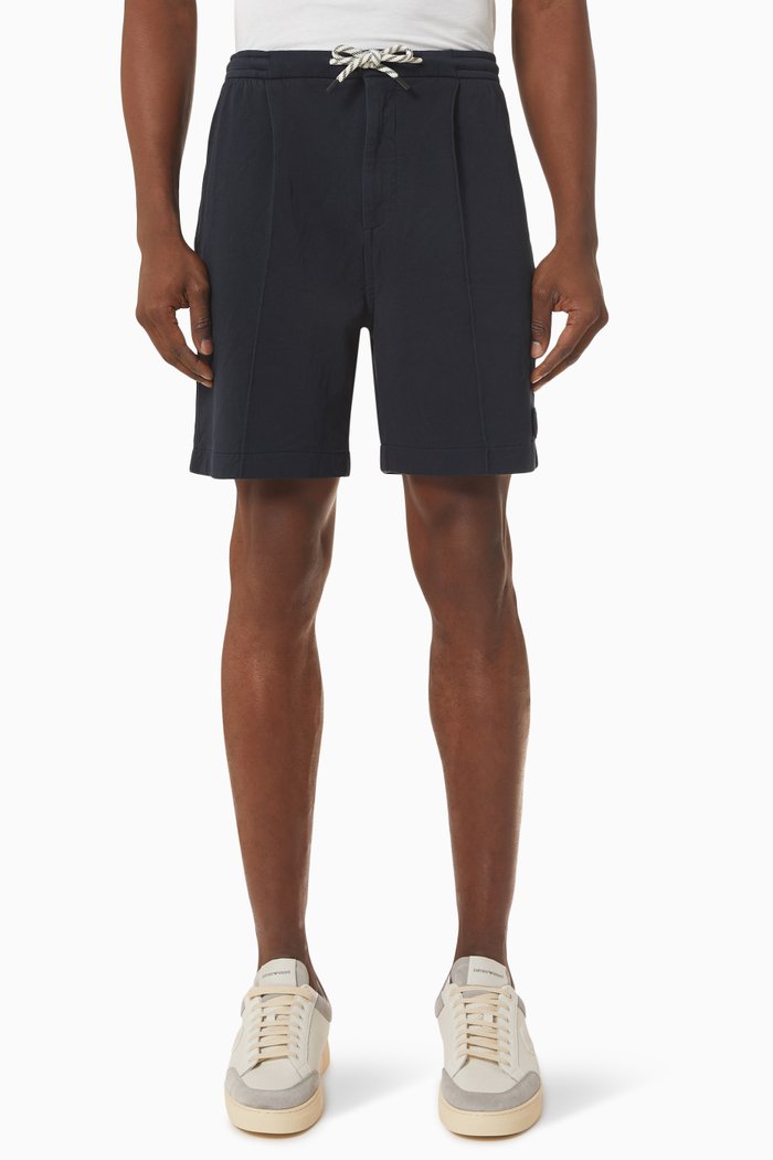 

Logo Shorts in Fleece, Blue