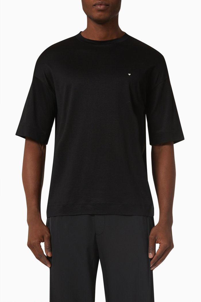

Logo T-shirt in Cotton, Black