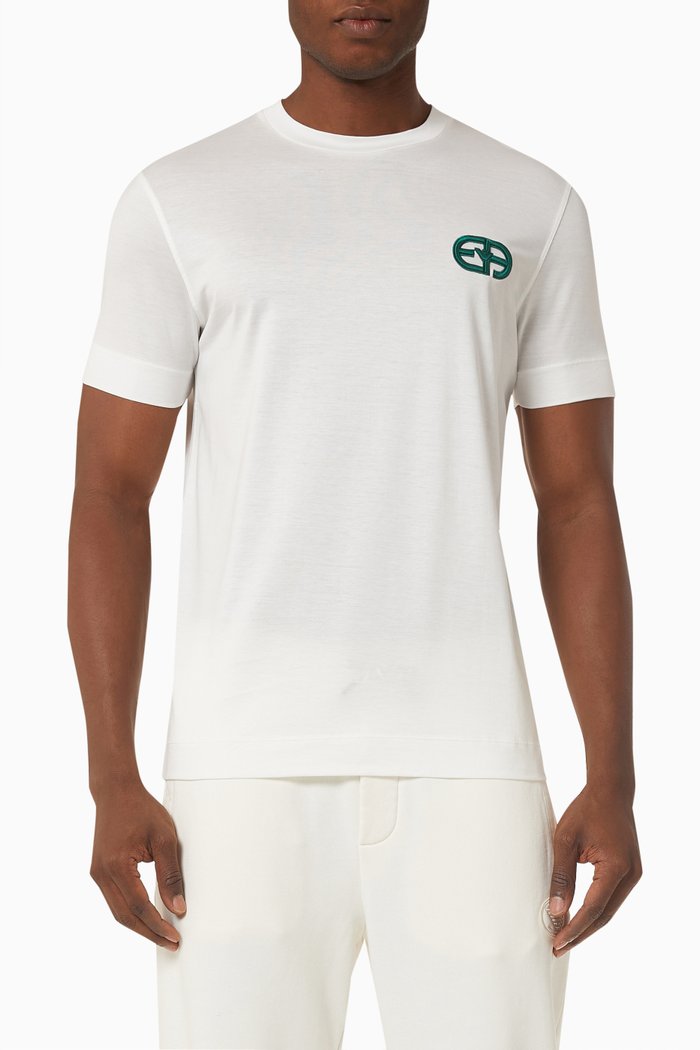 

Logo T-shirt in Cotton, White