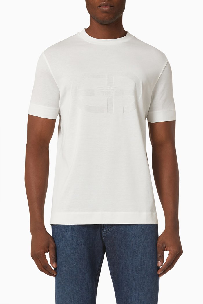 

Logo T-shirt in Cotton, White