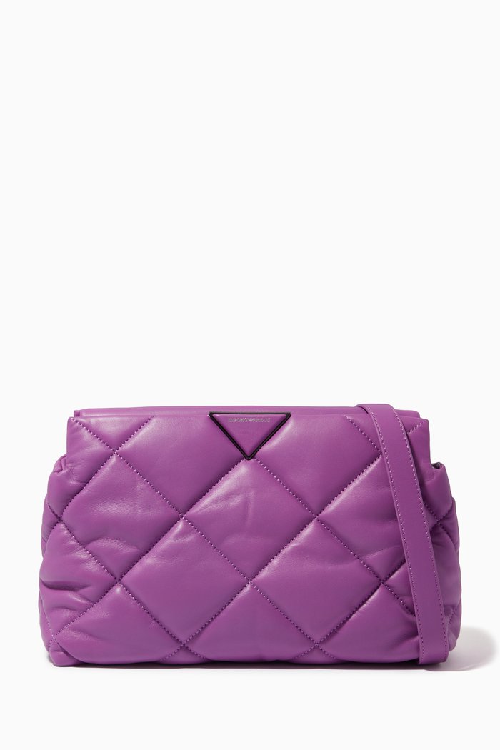 

Noelle Crossbody Bag in Nappa Leather, Purple