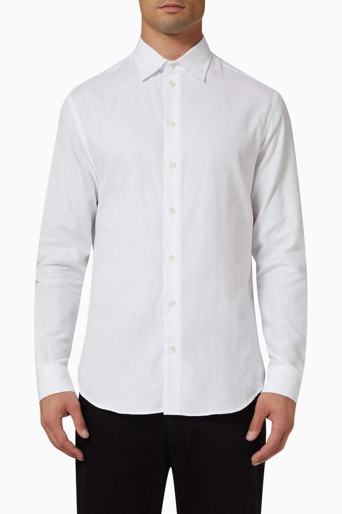 

Modern-fit Shirt in Cotton, White