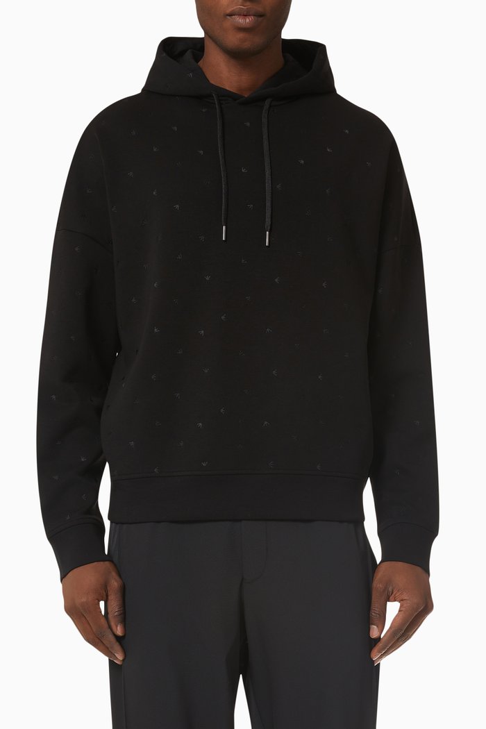 

Logo Hoodie in Fleece, Black