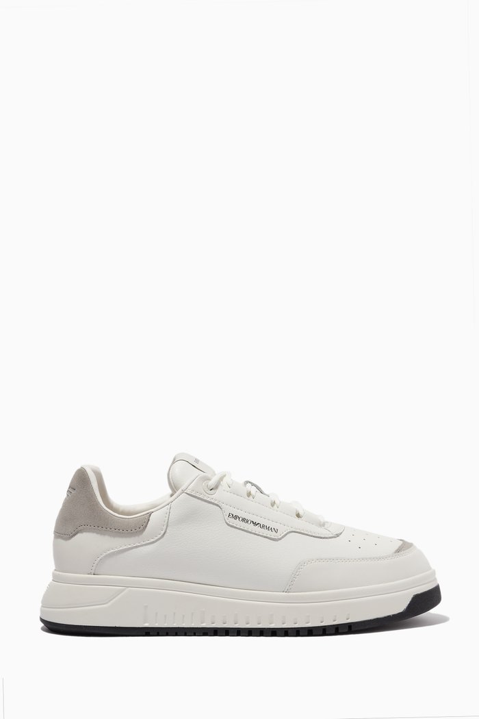 

Sneakers in Leather, Neutral