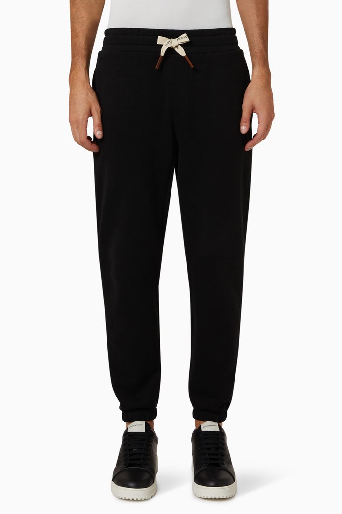 

Sweat Pants in Fleece, Black