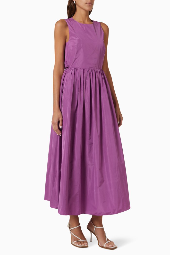 

A-line Dress in Taffeta, Pink