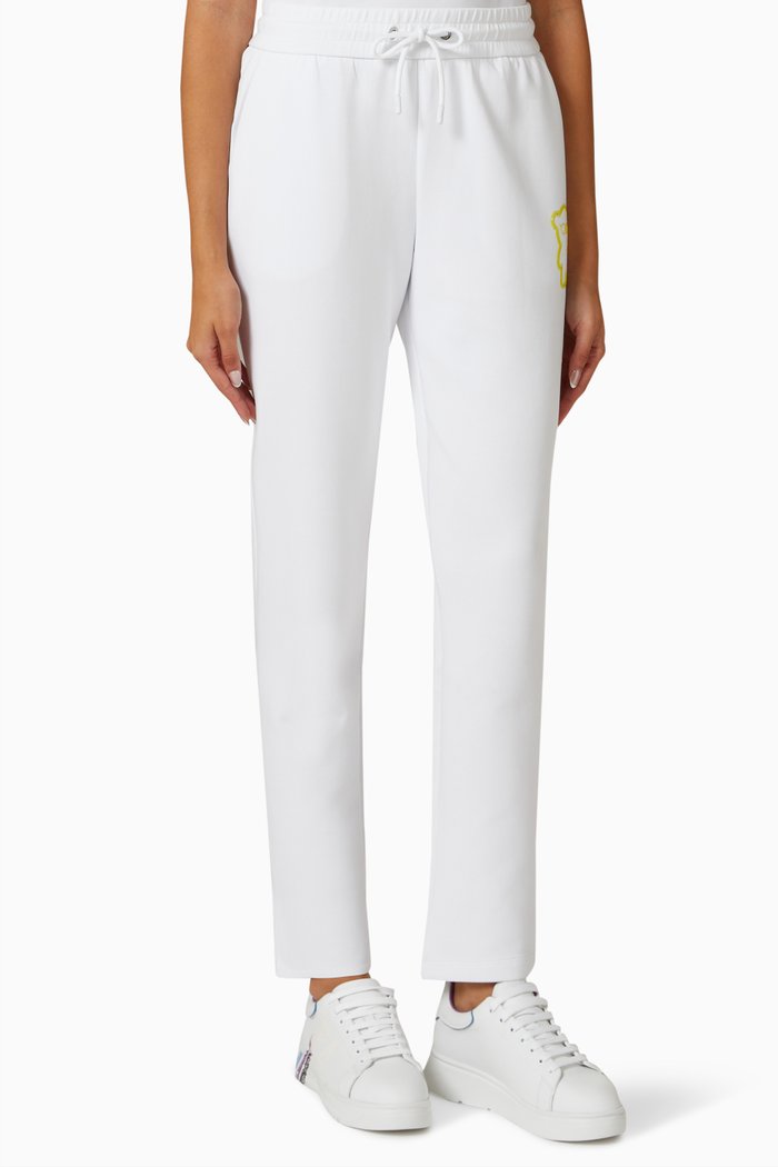 

Logo Sweatpants in Jersey, White