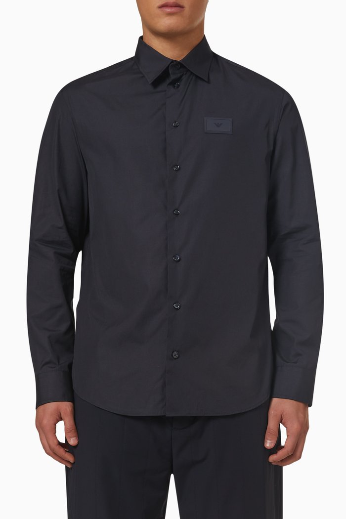 

Shirt in Cotton, Blue