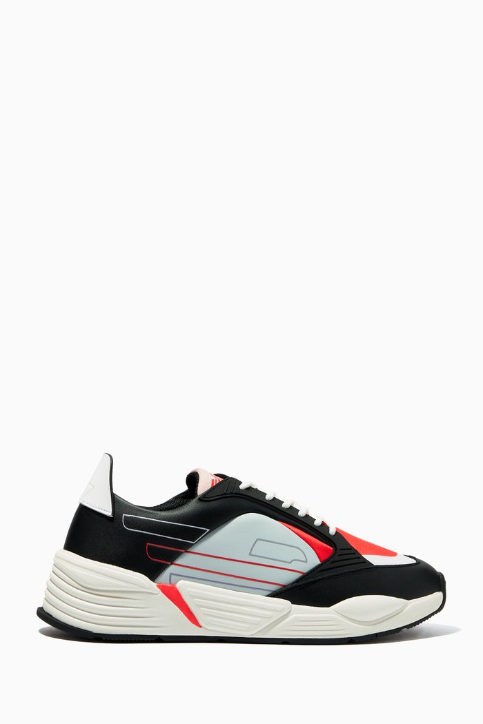 

Ace Runner Sneakers in Leather, Black