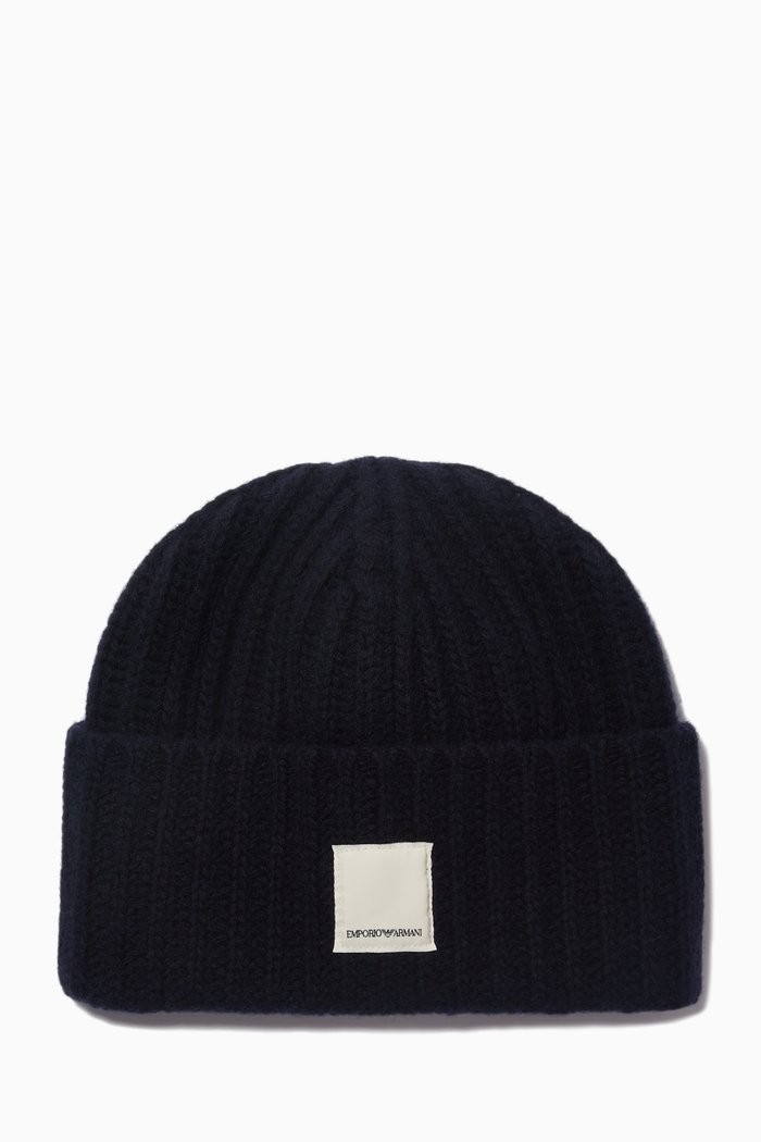 

EArctic Capsule Collection Beanie in Wool-blend Knit, Blue
