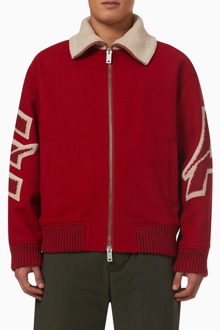 EArctic Capsule Jacket in Wool, Red