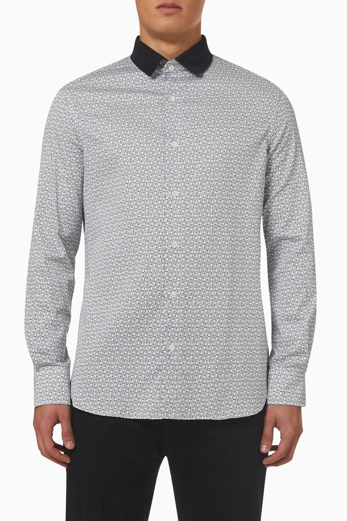 

Logo Shirt in Cotton, White