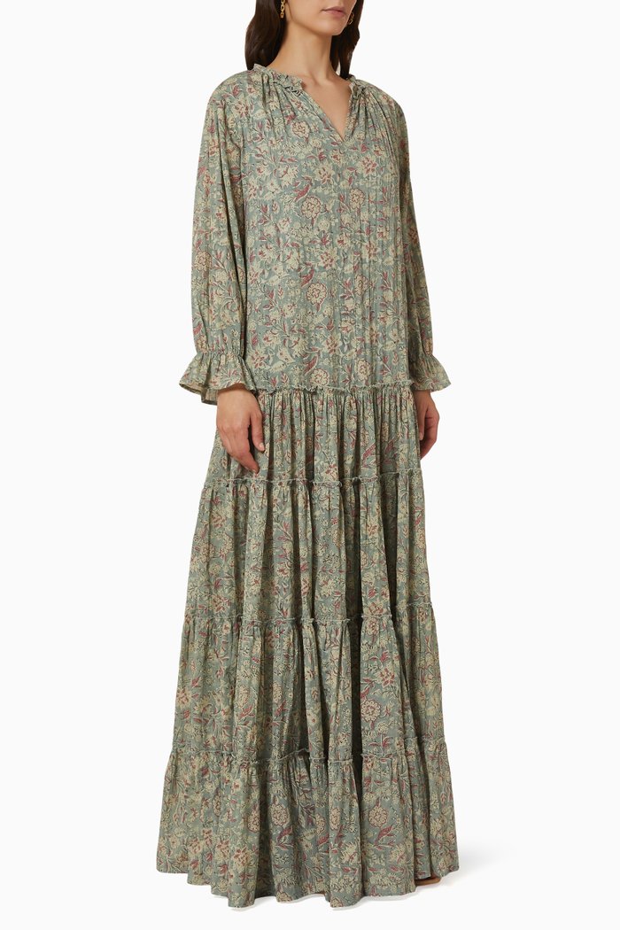 

Tropical Hail Dress, Blue