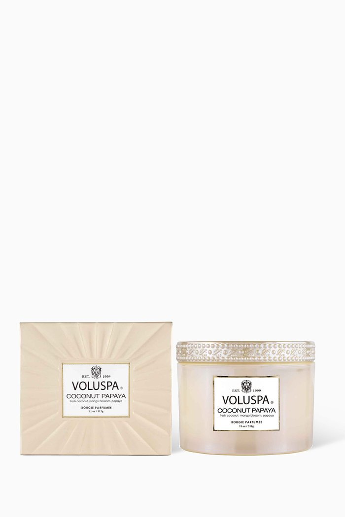 

Coconut Papaya Candle, 310g, Colourless