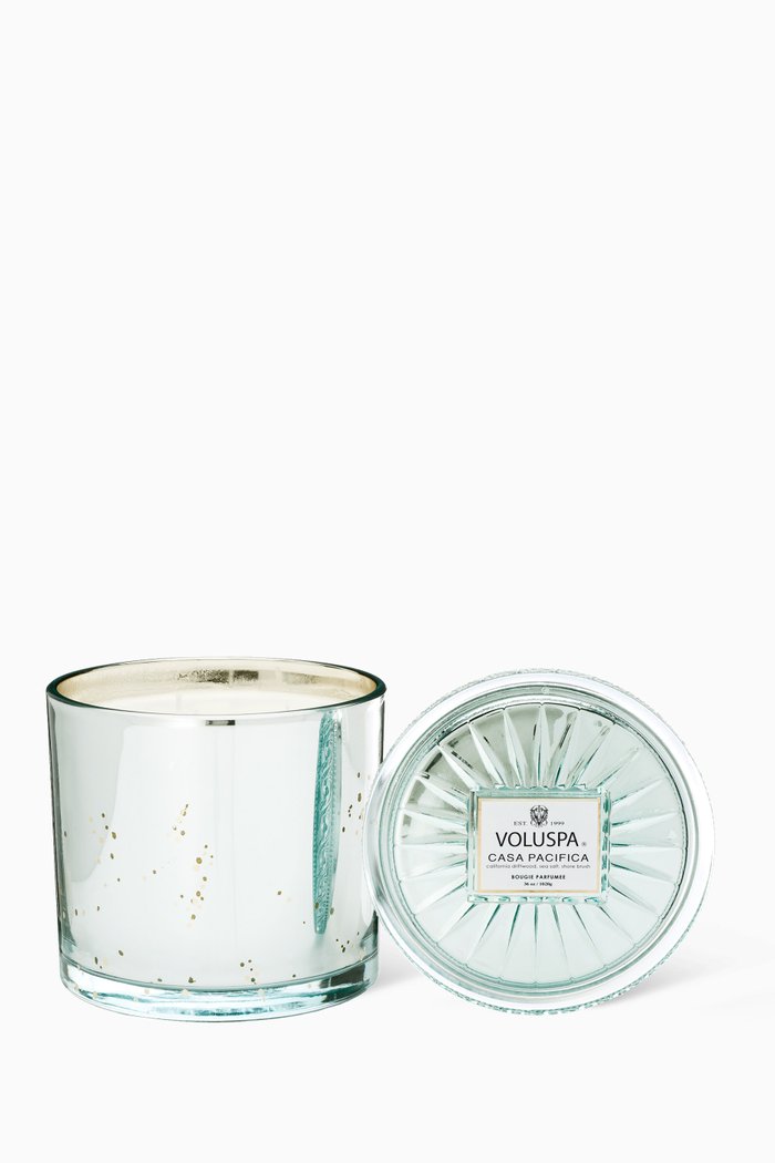 

Casa Pacifica Grande Candle, 1020g, Colourless