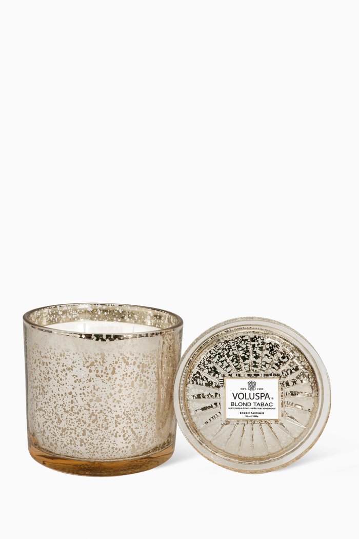 

Blond Tabac Grande Candle, 1020g, Colourless