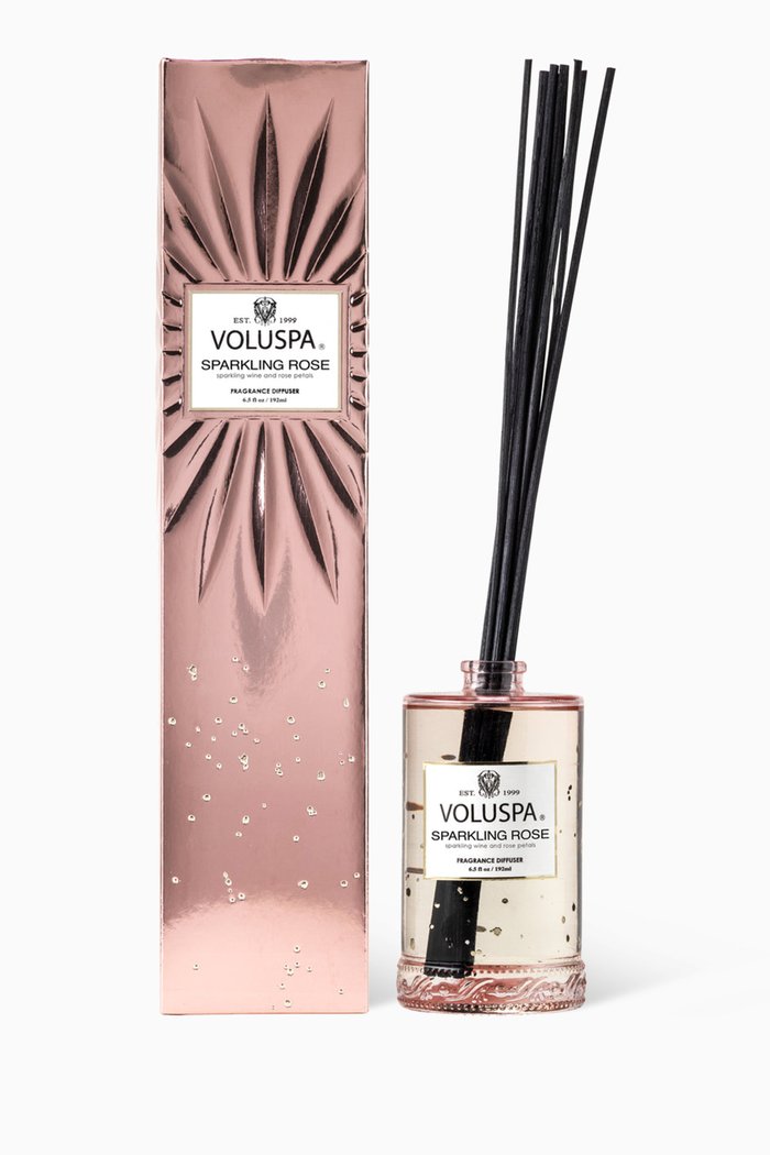 

Sparkling Rose Fragrance Diffuser, 190ml, Colourless
