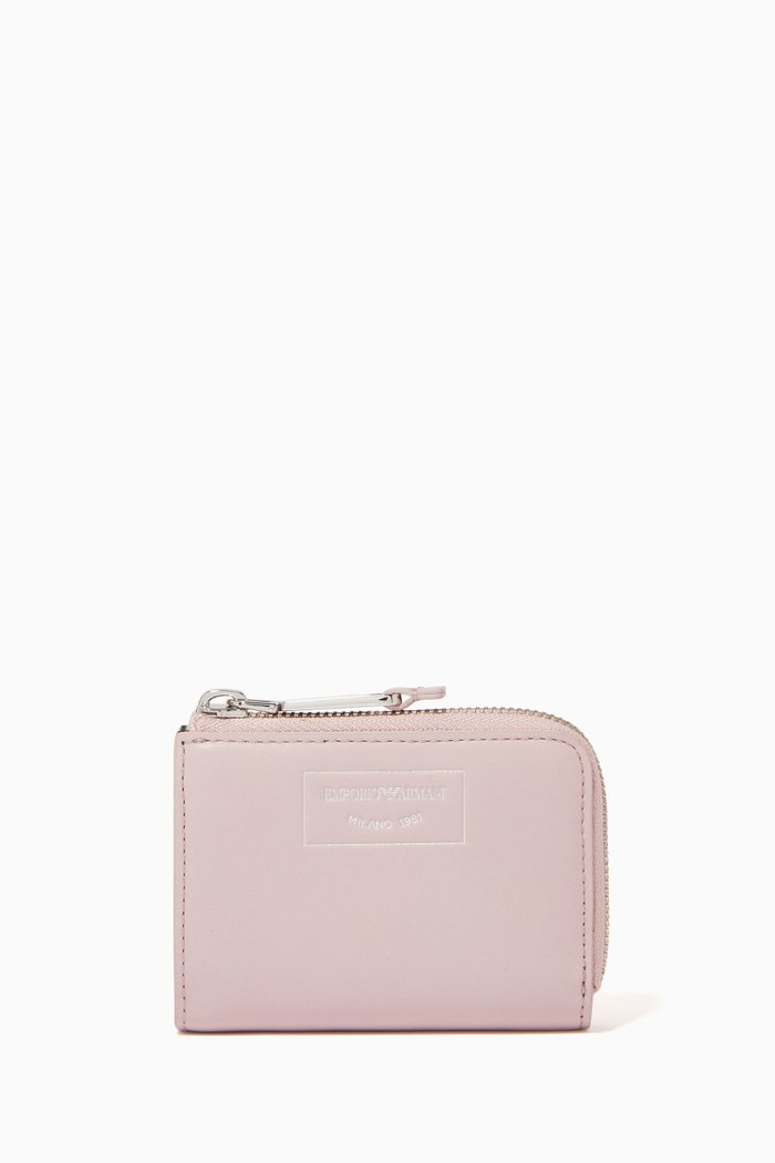 

My EA Zip-Around Wallet in Eco Leather, Pink