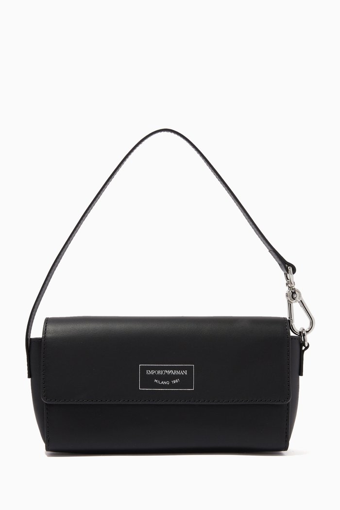 

My EA Shoulder Bag in Eco Leather, Black