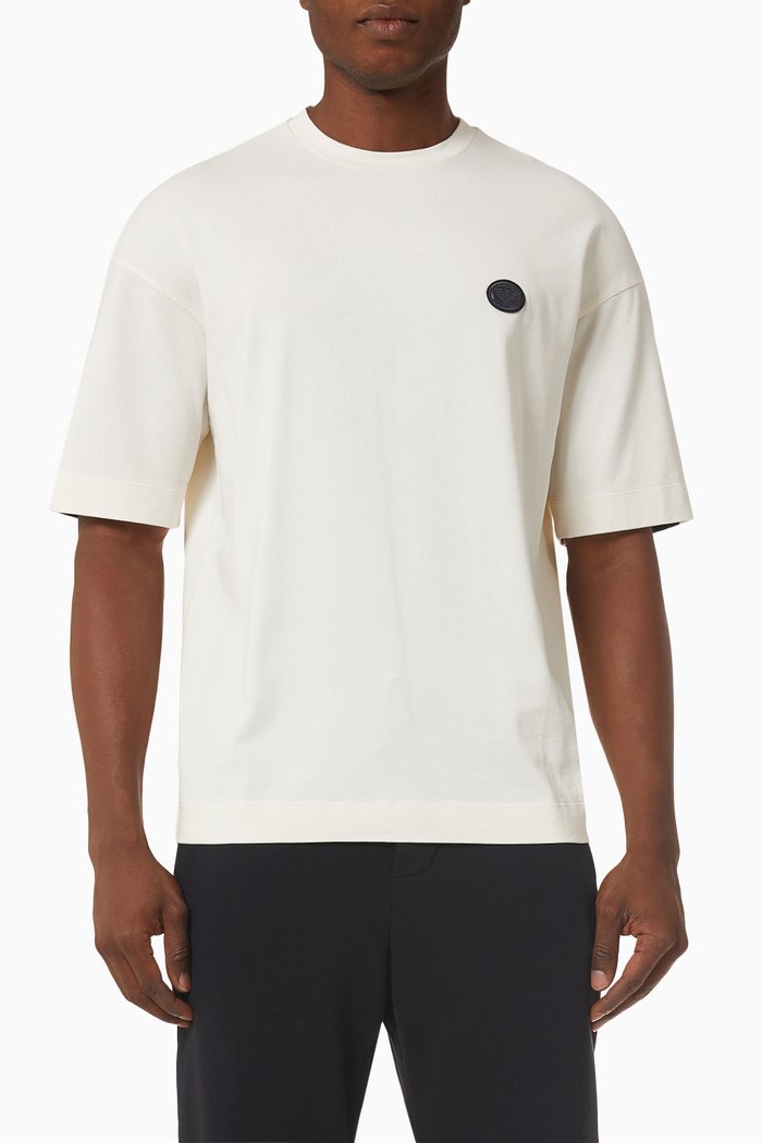 

Logo T-shirt in Cotton Jersey, Neutral