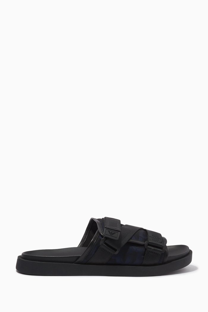 

EA Sandals in Technical Fabric, Blue