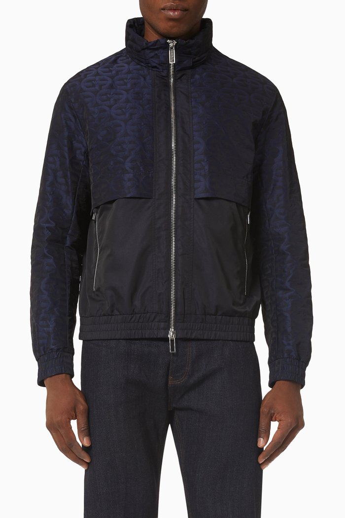 

R-EAcreate Hooded Jacket in Nylon, Blue