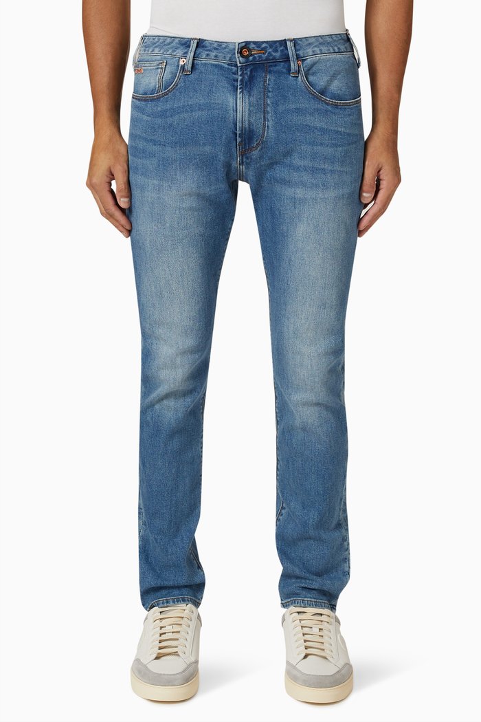 

Slim Fit Jeans in Denim, Blue
