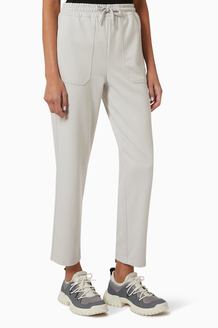 

Drawstring Sweatpants in Jersey, Grey