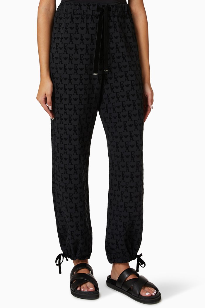 

Travel Capsule Logo Sweatpants in Jersey, Black