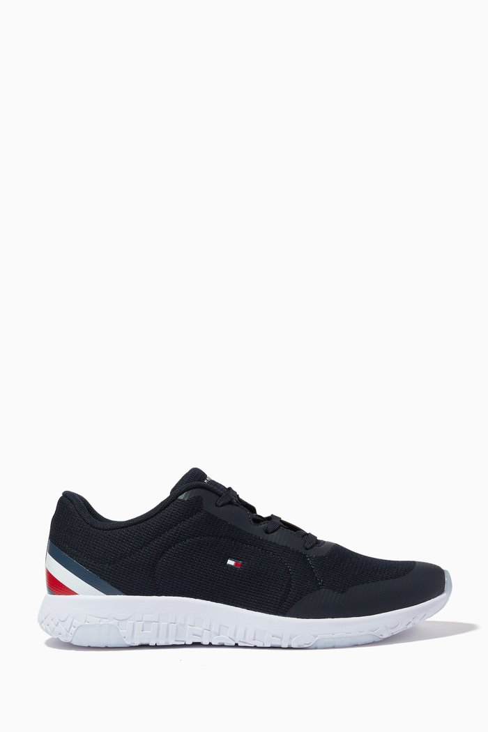 Lightweight Sneakers in Ripstop Nylon, Blue