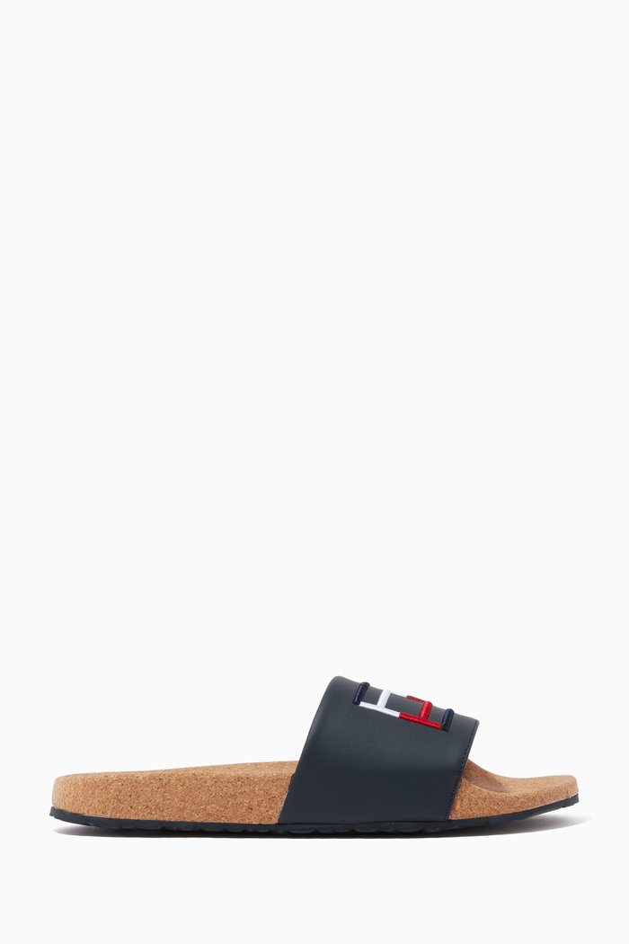

Flag Cork Cleat Pool Slides, Blue